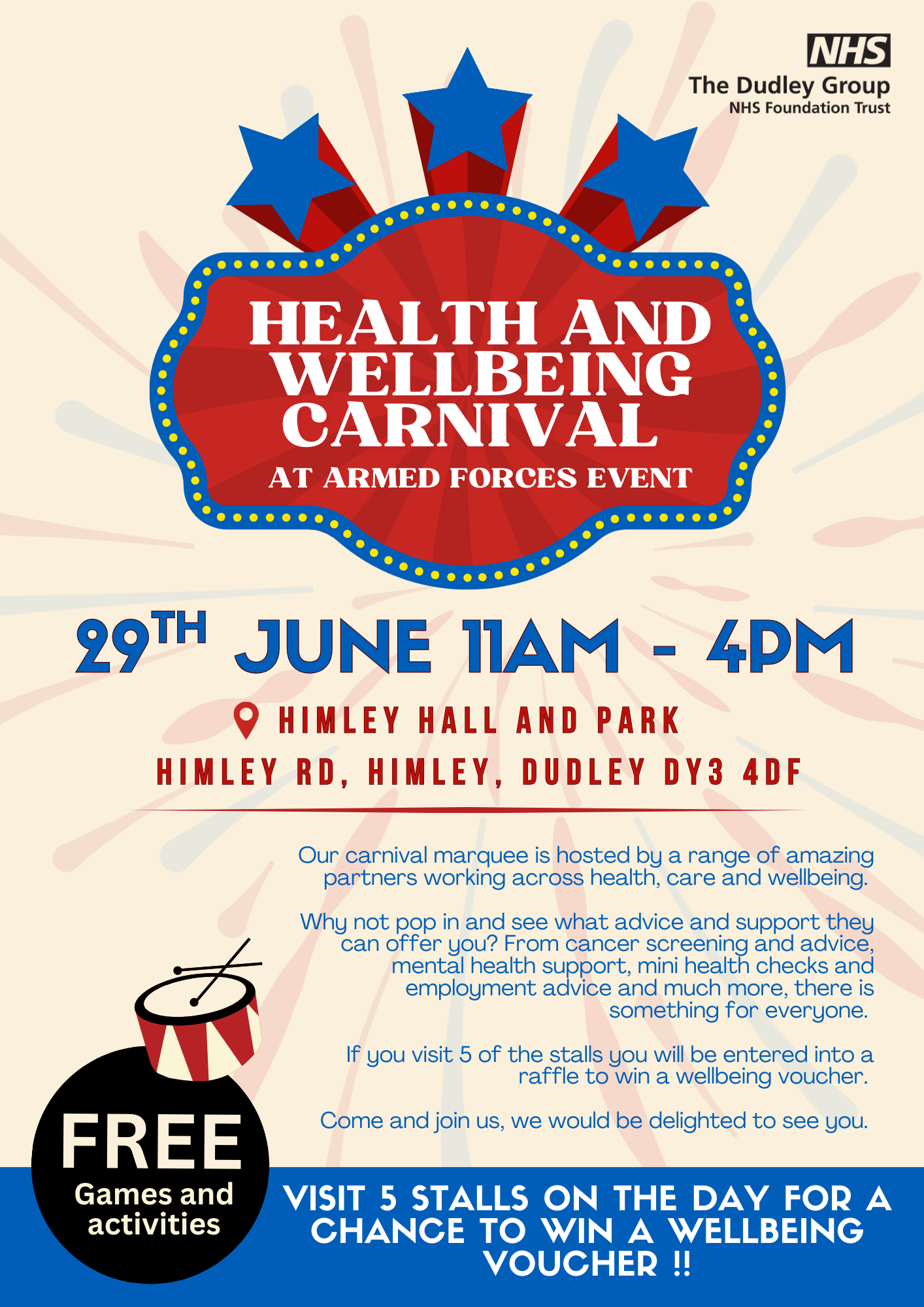 Health and Wellbeing Carnival at Armed Forces Day